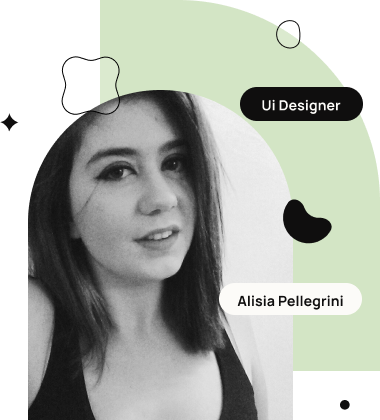 Immagine evocativa. composit con forme e foto di Alisia Pellegrini che parteciperà al Design Dialogue Festival. Stagione 4. Episodio 2.